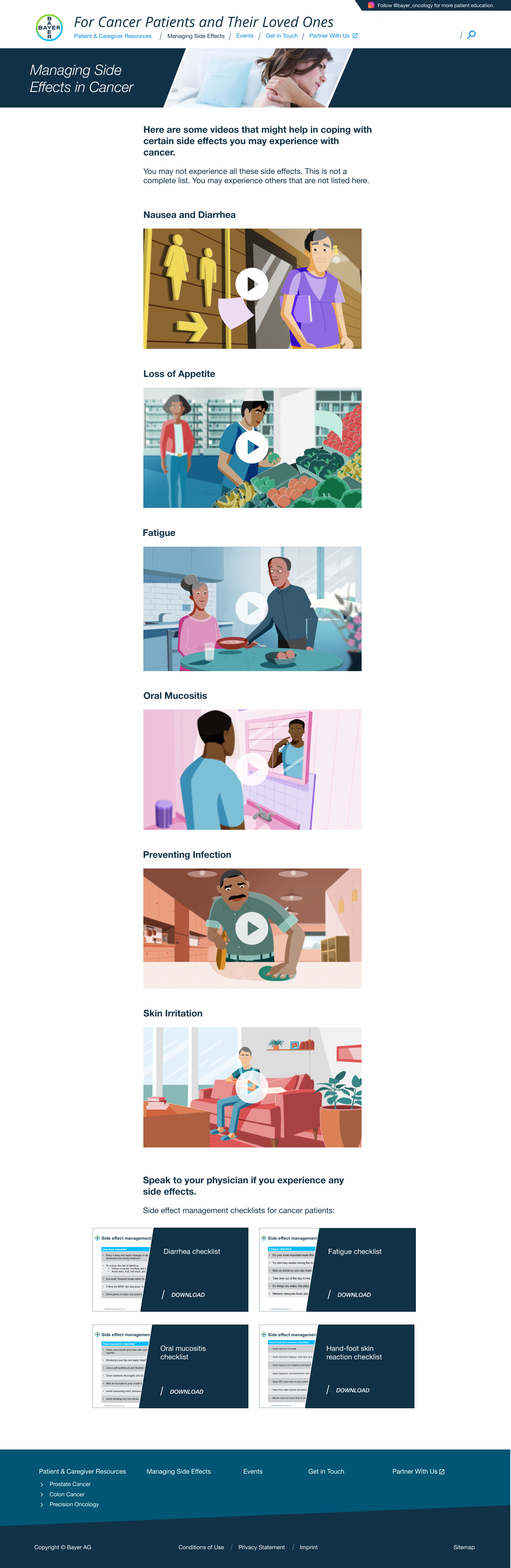Bayer Pharmaceuticals Web Portal Desktop Design 9